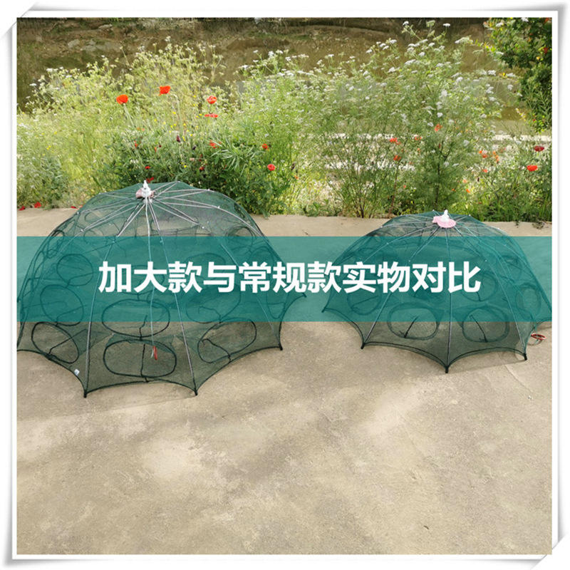 鱼网捕鱼笼渔网捞小鱼黄鳝抓鱼神器地网鱼笼手抛网捕虾笼泥鳅自动 - 图2