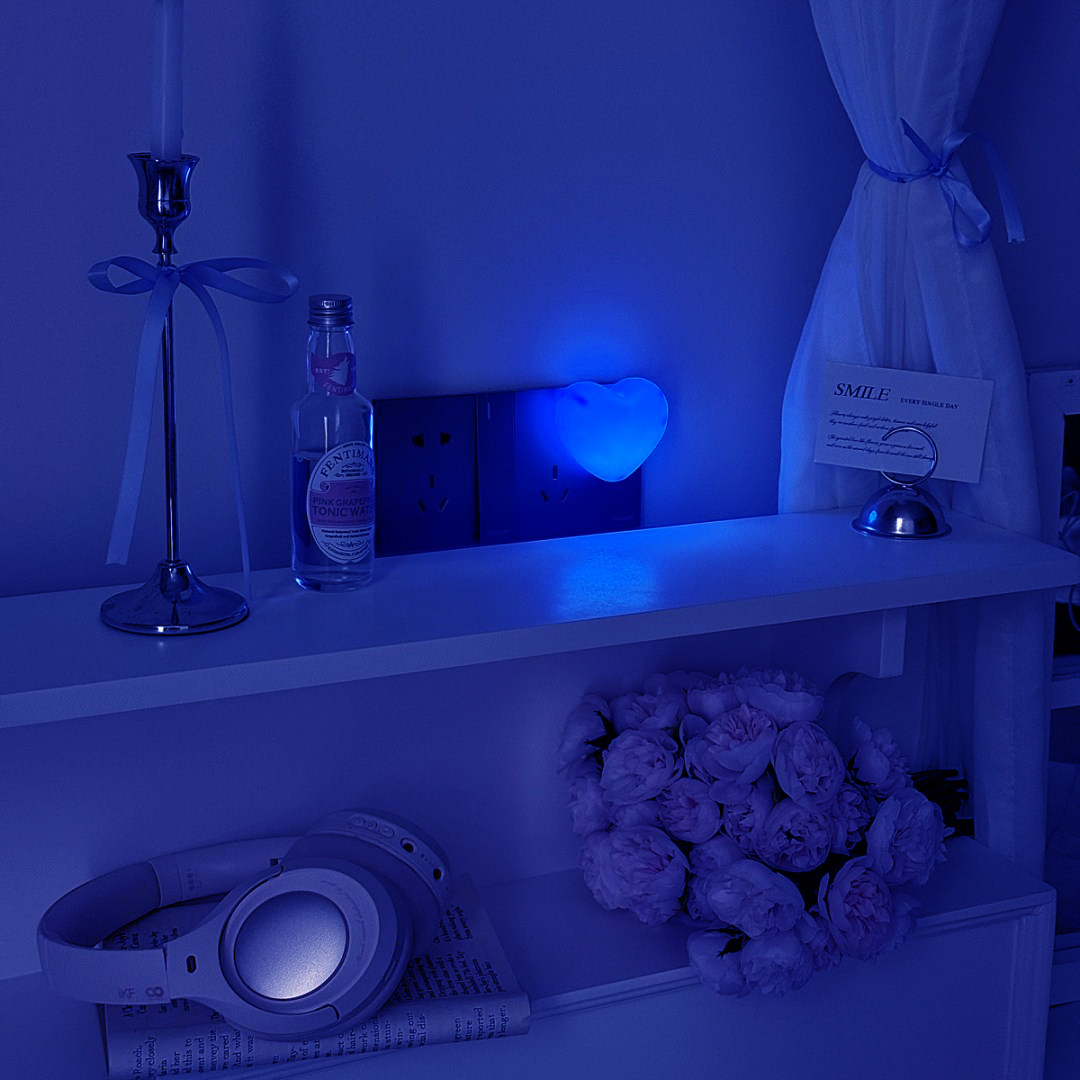 LED节能情侣氛围灯夫妻情调床头灯卧室浪漫睡眠灯光控感应小夜灯,淘宝优惠券,粉丝福利购,淘宝优惠卷