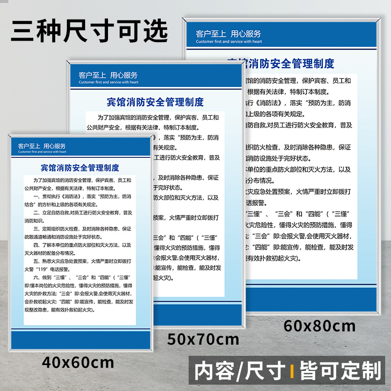 旅馆贵重物品保管制度上墙旅馆旅店客房消防安全制度治安管理住宿来访登记旅客住店须知牌卫生管理制度牌 - 图0