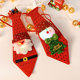 Santa Claus children's tie will shine 2021 new cute boy and girl holiday gift decorative bow tie