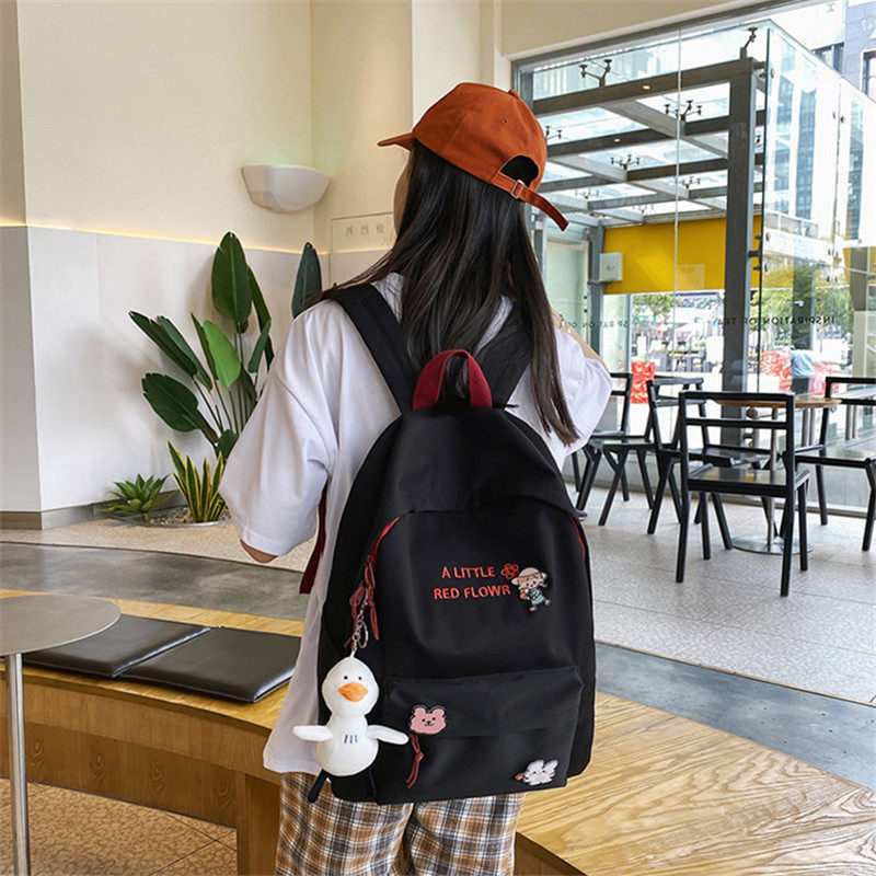 冠军女韩版原宿高中大学生双肩包 欧瀚双肩背包