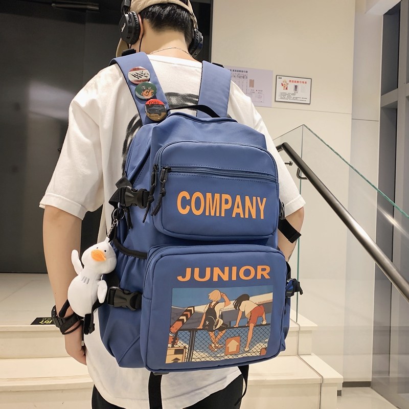 冠军书包男高中生大容量初中生ins 欧瀚双肩背包