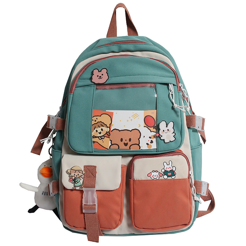 冠军日系女小学生高中学生双肩包 欧瀚双肩背包