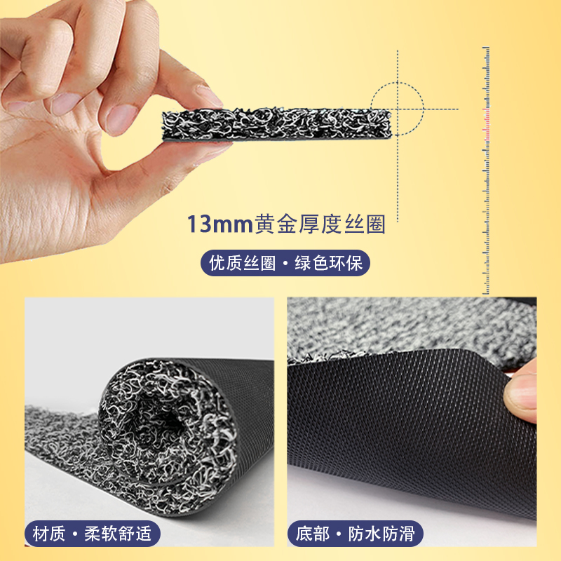 适用爱玛爱琪Pro脚垫电动车踏板垫防水防滑加厚耐磨卡通脚踏垫PRO - 图1