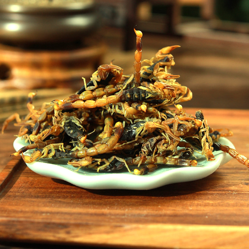全蝎中药材正品100g泡酒蝎子干全虫全蝎中药饮片全蝎干全蝎粉药材