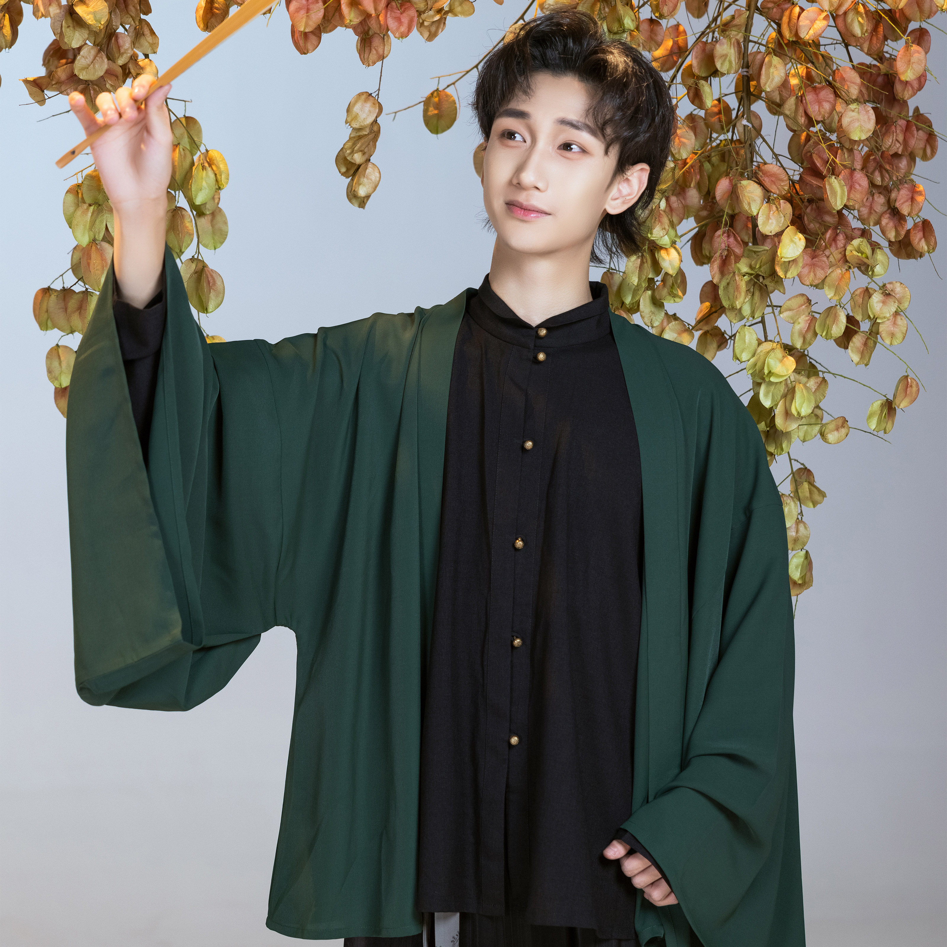 花朝记ｘ戏外南柯梦｜龙泉｜晋制明制汉服元素褶衣竖领衫宋裤日常,淘宝优惠券,粉丝福利购,淘宝优惠卷