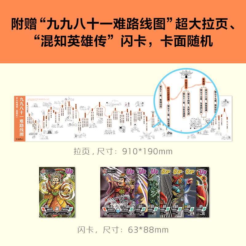 当当网【赠九九八十一难路线图】半小时漫画西游记1-2全2册孙悟空的取经路就是孩子从淘气叛逆到勇于担当的成长路混子哥新作-图3