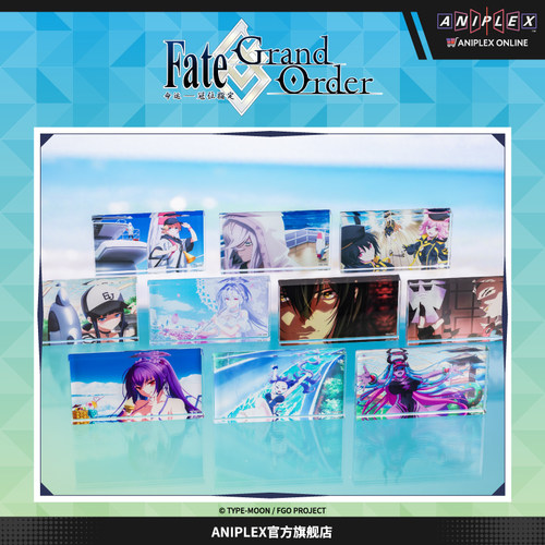 【现货ANIPLEX】Fate/Grand Order 日服9周年 盲抽亚克力砖 周边 - 图3