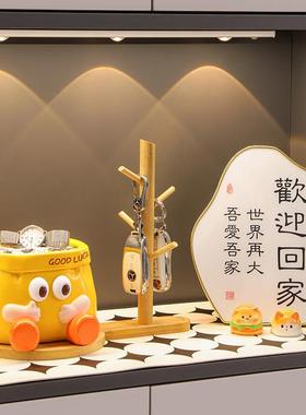 入户放钥匙收纳盒玄关摆件进门口鞋柜客厅家居装饰品乔迁新居礼物