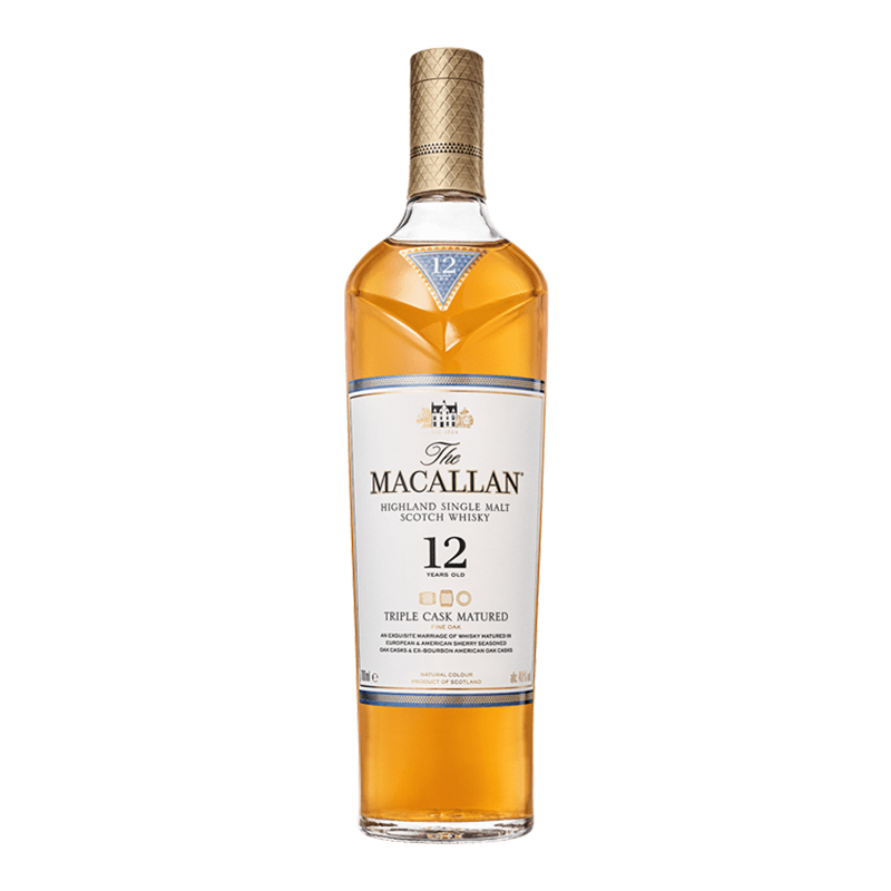 【指南针】麦卡伦12年 三桶苏格兰斯佩塞单一麦芽威士忌MACALLAN - 图1