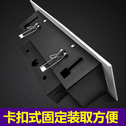 led斗胆灯双头射灯单三头12W15W20W7方形嵌入式COB格栅斗盏天花灯 - 图1