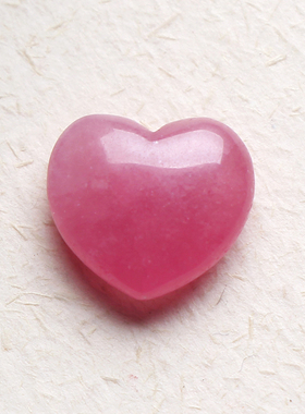 心形红纹石吊坠意境款锁骨链项坠