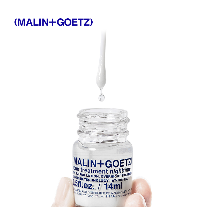 夜间净痘精华 男女 紧急祛痘暗疮粉刺闭口小白瓶 MALIN GOETZ 14ml 夜间净痘精华 男女 紧急祛痘暗疮粉刺闭口小白瓶 MALIN GOETZ 14ml
