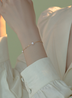 天然珍珠满天星手链女友闺蜜礼物