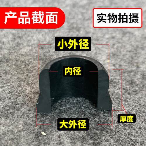 玻璃管液位计垫圈/不锈钢考克垫/水位计硅胶圈密封圈/硅橡胶垫片 - 图1