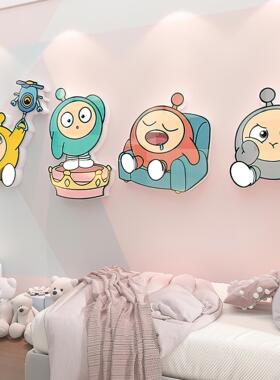 儿童区房间布置装饰品蛋仔派对墙贴男孩女卧室床头形象背景墙贴纸
