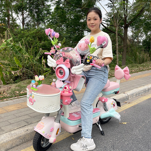爱玛元宇宙play装饰大全电动车后视镜脚垫支架挂包仪表盘配件贴片 - 图3