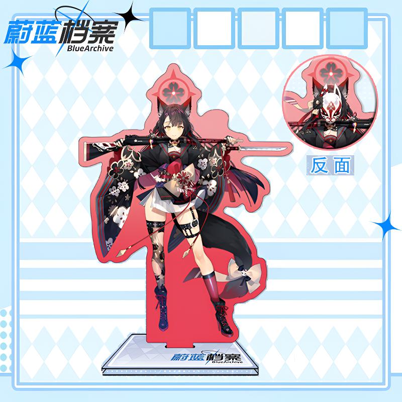 蔚蓝档案周边立牌枣伊吕波砂狼白子 小鸟游星野 白州梓二次元摆件 - 图1
