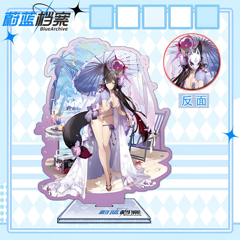 蔚蓝档案周边立牌枣伊吕波砂狼白子 小鸟游星野 白州梓二次元摆件 - 图2