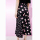 LILY Olayxia's new women's wear chic printed elegant commuting hip-hugging fishtail skirt design