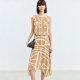 LILY summer skirt A-line exquisite design workplace dress for women