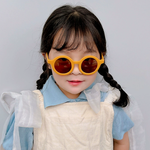 Детские модные милые солнцезащитные очки на солнечной энергии, универсальный солнцезащитный крем для мальчиков, УФ-защита, защита глаз