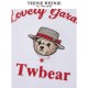 TeenieWeenie Bear Outlet ແມ່ຍິງ summer ສັ້ນຄໍ Round T-shirt ວິທະຍາໄລແບບສີກົງກັນຂ້າມກັບລຸ່ມສຸດ