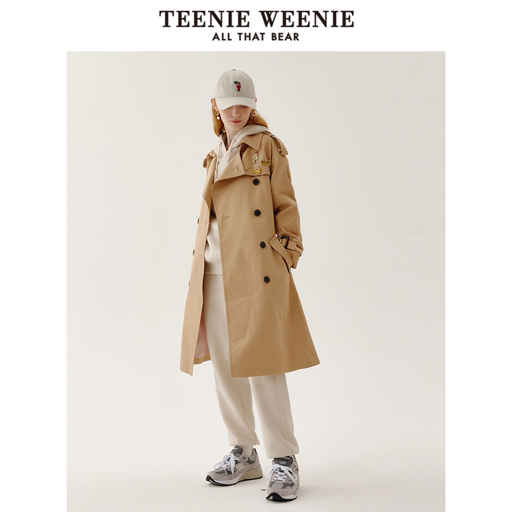 teenieweenie小熊女学院风气质风衣 teenieweenieoutlets店风衣
