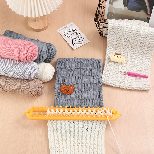 Плетеный шарф ручной работы, набор материалов, клубок пряжи, плетеная подарочная коробка для друга, «сделай сам»