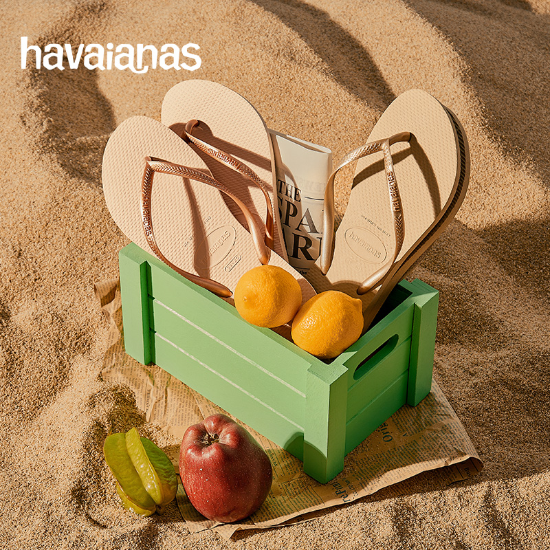 Havaianas哈唯纳Slim外穿新款软底夹脚人字拖平底沙滩夏男女凉拖 - 图2