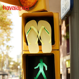 Havaianas哈唯纳Brasil Logo巴西元素时尚夹脚人字拖夏童款成人款