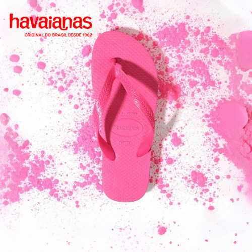 Havaianas哈唯纳Top软底人字拖男女夏海边沙滩舒适外穿拖鞋亲子 - 图1