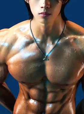 男士简约美人鱼尾巴项链