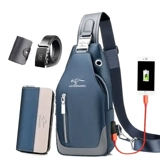 Сумка через плечо, нагрудная сумка, мужская сумка на одно плечо, поясная сумка, рюкзак, в корейском стиле