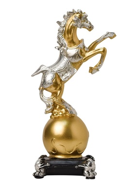 北欧艺术现代马摆件创意客厅电视柜玄关柜家居装饰品马年摆件