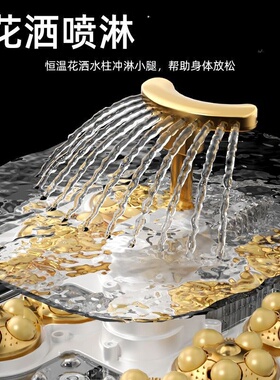 严选扬子电动泡脚桶家用自动加热足浴盆洗脚桶全自动按摩电器礼品