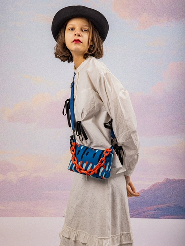 Оригинальная сумка через плечо, шоппер, небольшая сумка, цепь, коллекция 2021, на цепочке