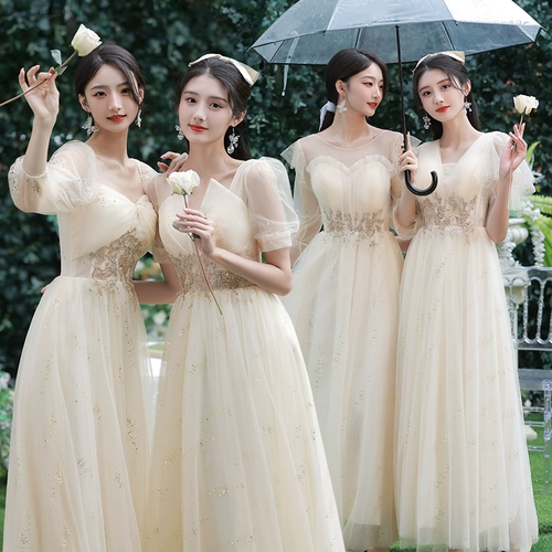 Летнее платье подружки невесты, вечернее платье, юбка, по фигуре, изысканный стиль