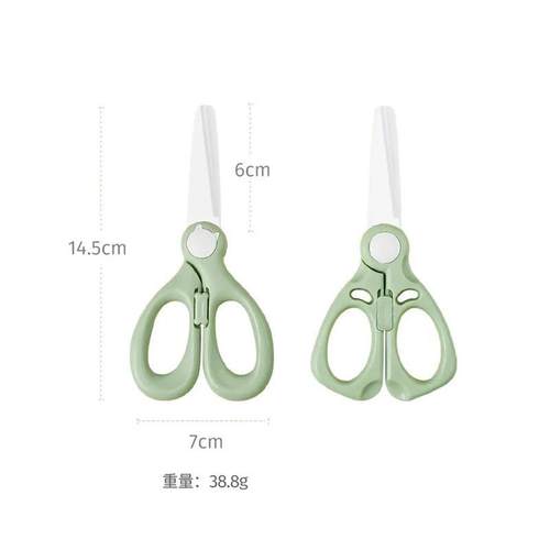 高档辅食剪刀辅食剪刀婴儿食物研磨器套装不锈钢辅食剪便携宝宝小 - 图3