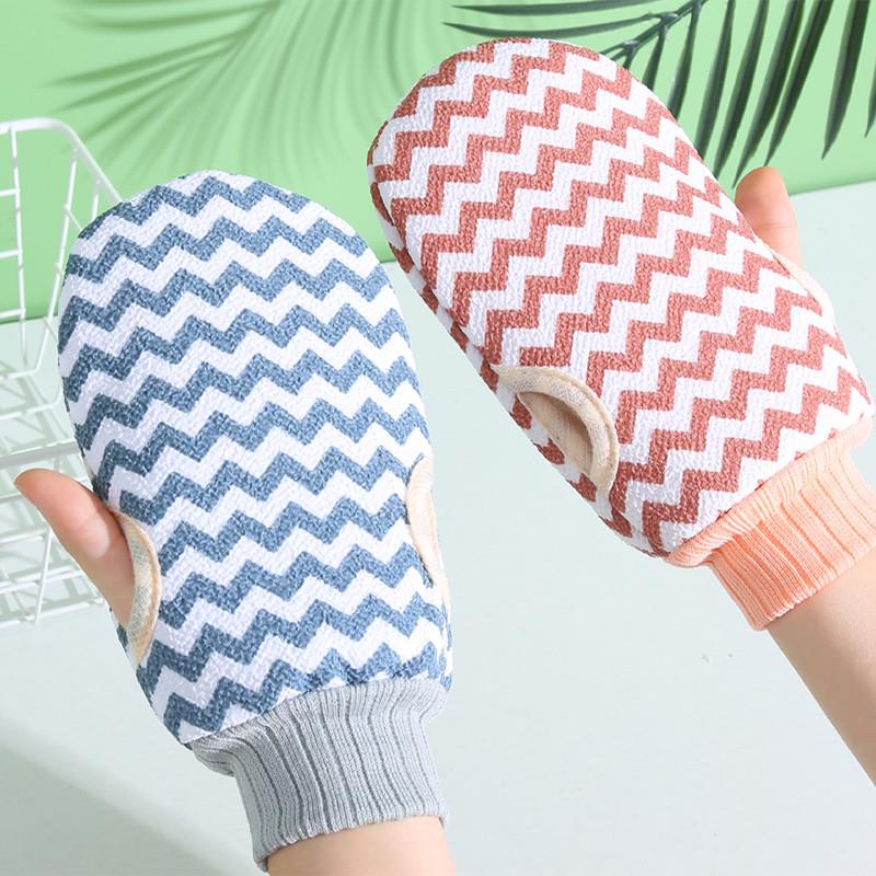 日本男士专用后背无痛搓澡巾家用洗澡巾强力搓泥手套双面搓背背条 - 图1