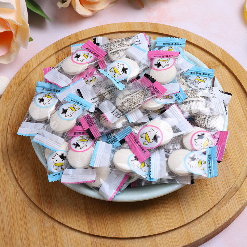 内蒙古特产干吃牛奶片独立儿童奶酪 正北方云仓食品奶片