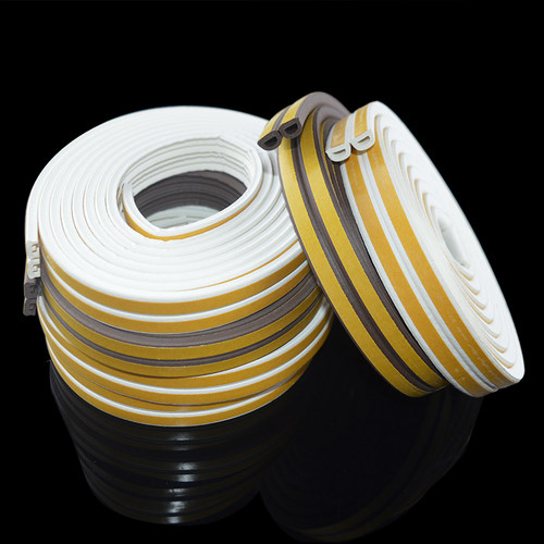 迪福德 防盗门密封条硅胶防撞隔音条入户保险门条防风保暖自粘条 - 图1