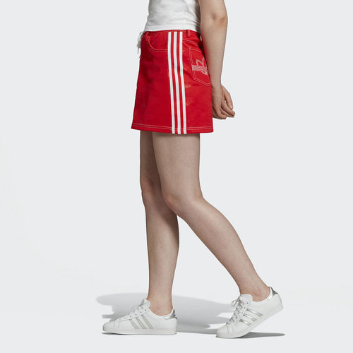 Adidas/阿迪达斯正品三叶草 SKIRT 女子休闲裙子运动半身裙EK4784 - 图1