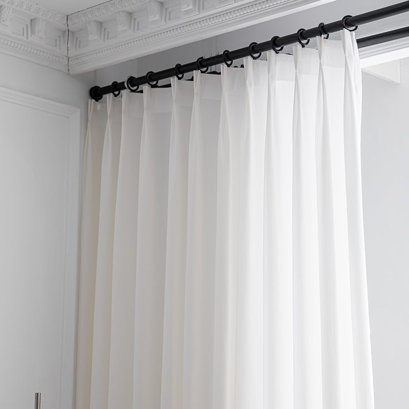 Solid color curtain gauze sun protection sunshade translucent window screen