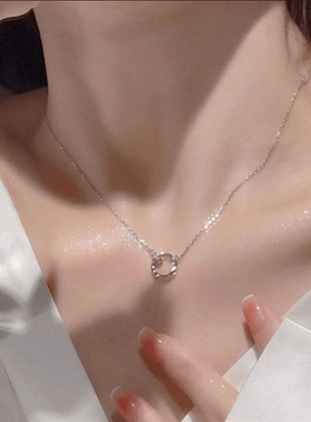 莫比乌斯锁骨链情人节礼物