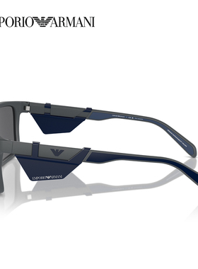 EMPORIOARMANI偏光长方形男墨镜