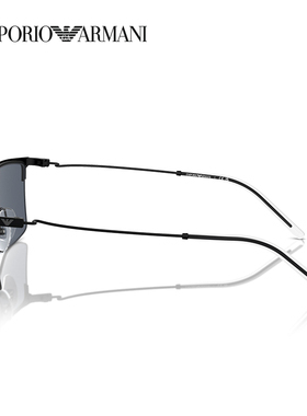EMPORIOARMANI防晒方形男性墨镜