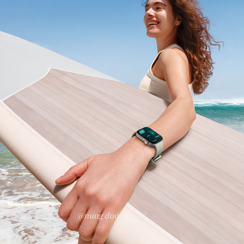 适用华为fit4表带硅胶Watch fit3手表智能fit4pro同款硅胶腕带fit3悦动白夏天透气男女款流行高级感替换带 - 图3