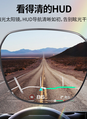 ZIPPO偏光镜男防眩光hud抬头显示开车专用变色太阳镜女款75871