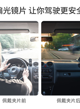zippo近视墨镜夹片开车专用偏光太阳镜男女同款超轻防紫外线861